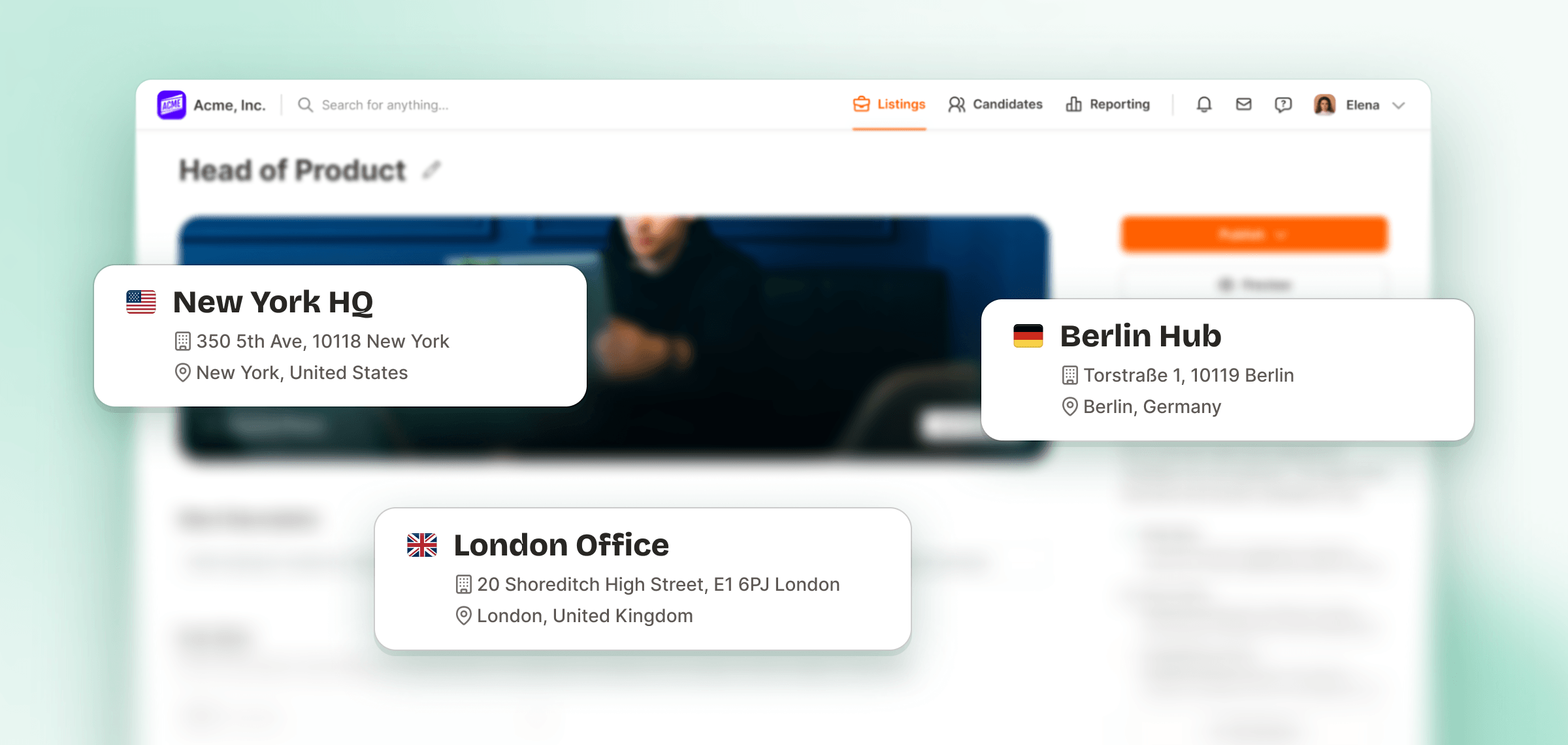 Locations, work arrangement, and filters on your careers page