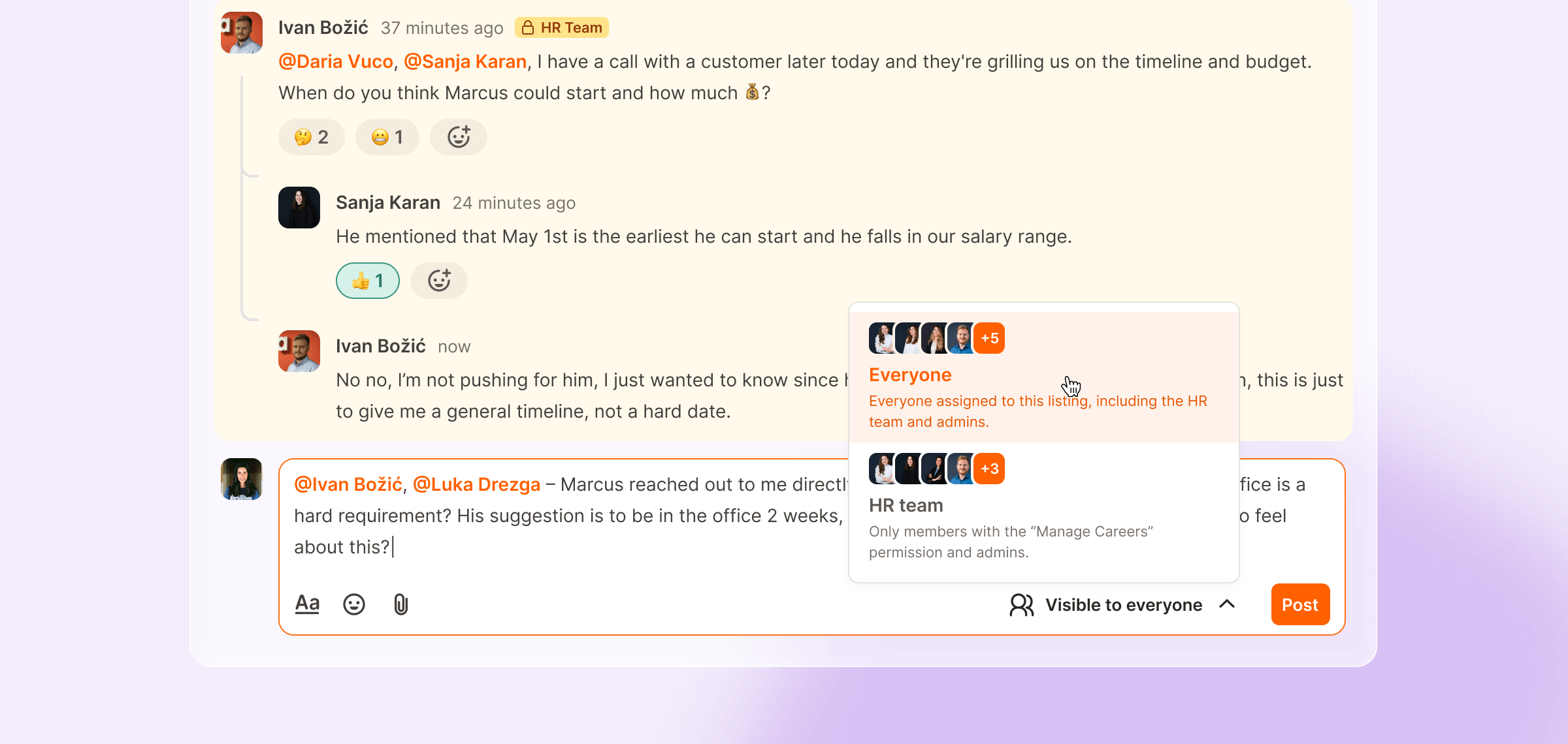 Comment Visibility, Customizable “New” Step, and More Improvements