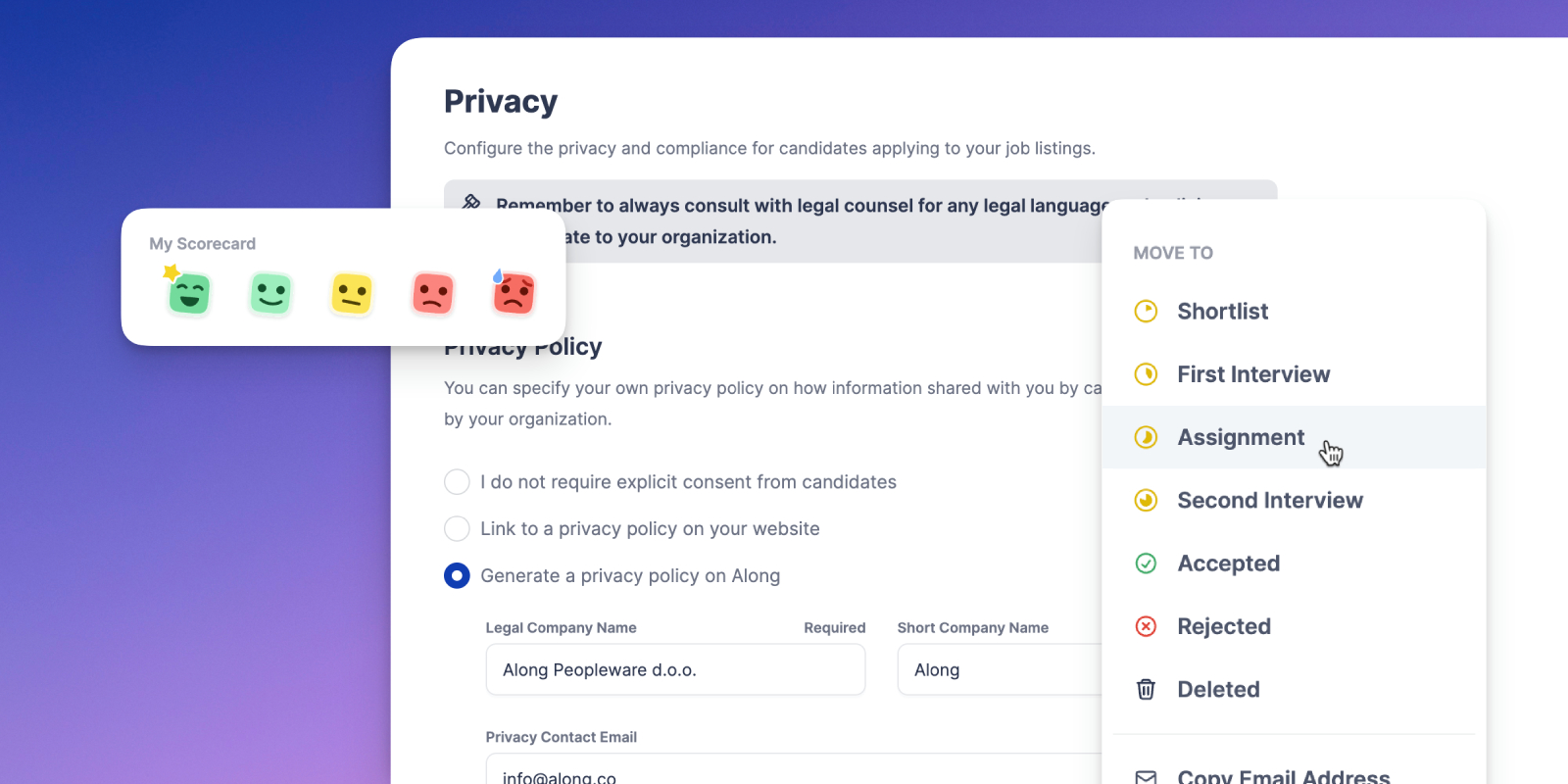 Improvements to how we handle privacy policies