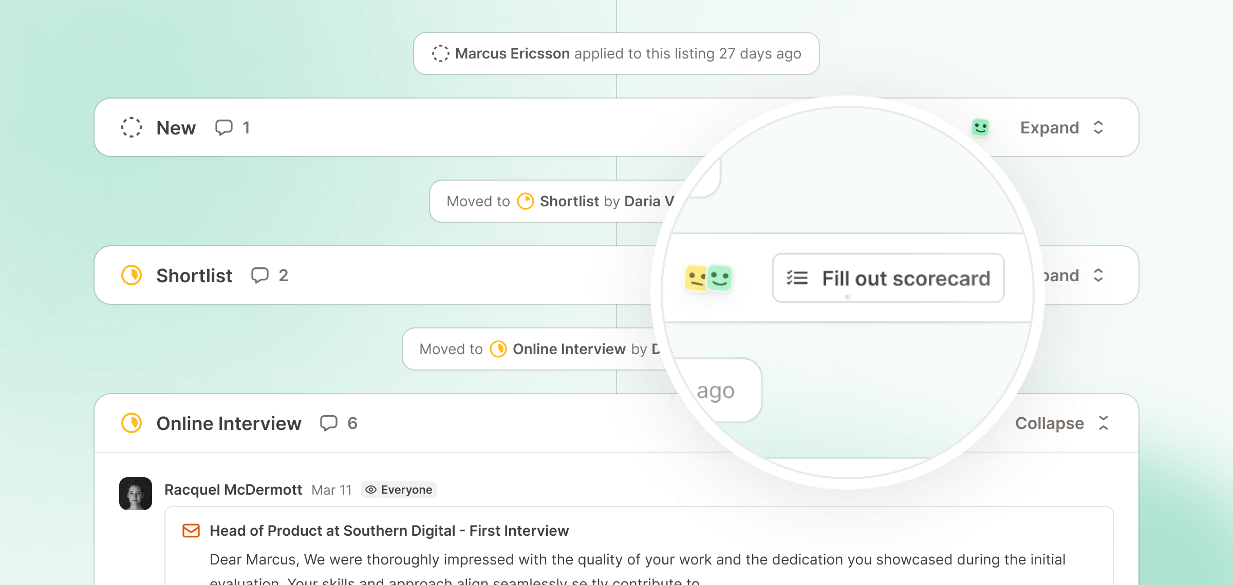 Improvements to Scorecards and Workflows