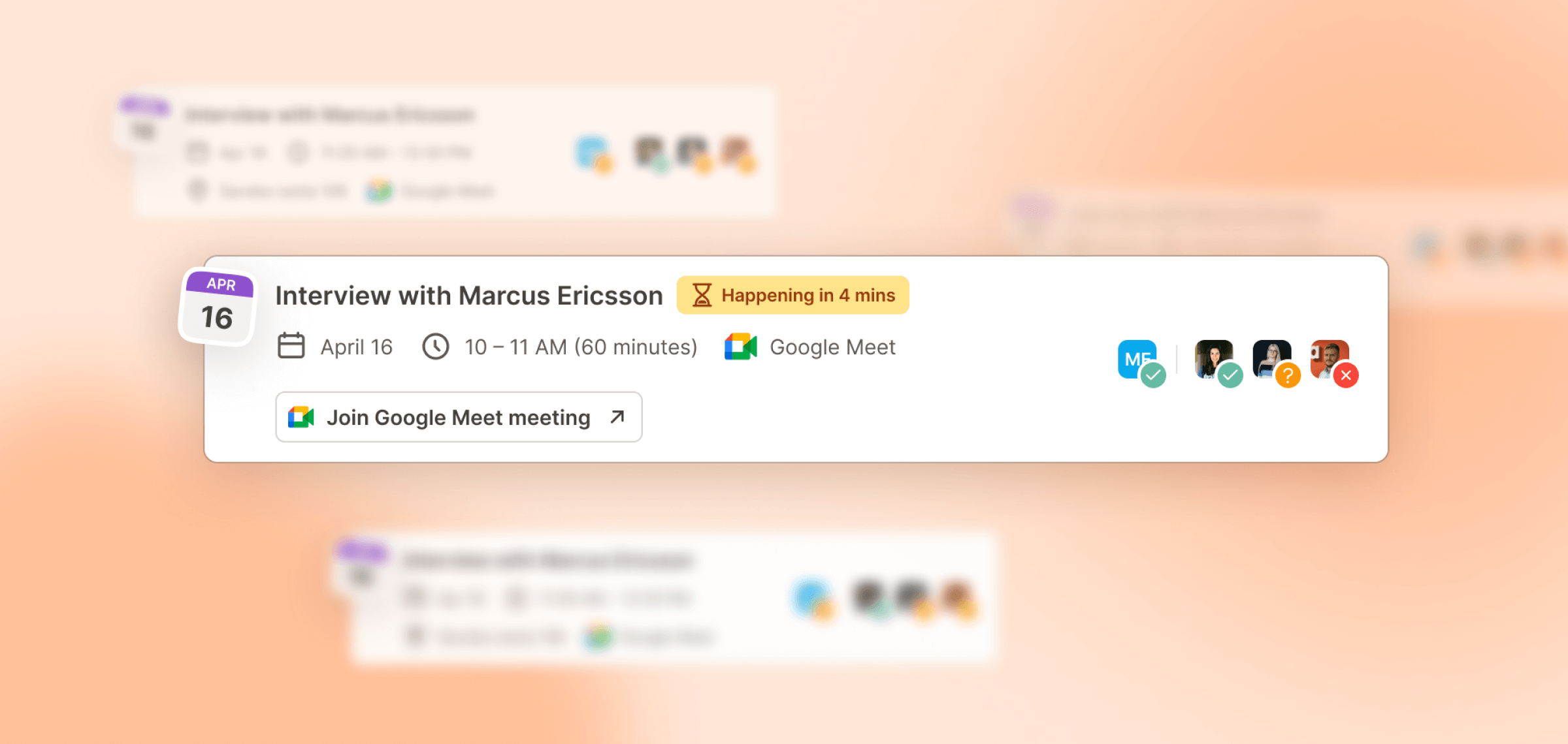 Schedule interviews with candidates