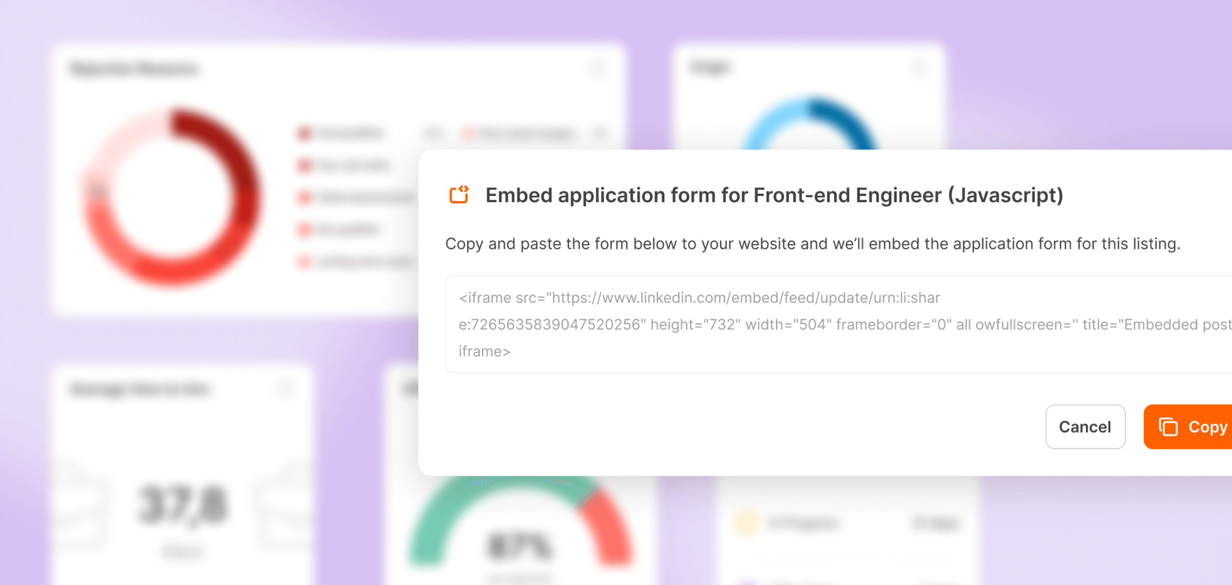 Single listing reports and embedding listings